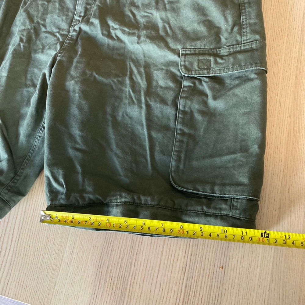 Boy Scouts of America Cargo Shorts Mens 38 Green Convertible Pants Shorts Only - Picture 8 of 15